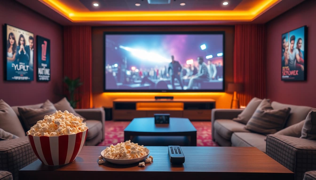 ดูหนังออนไลน์ฟรี ที่บ้านในบรรยากาศดีๆ กับป๊อปคอร์นและทีวีใหญ่