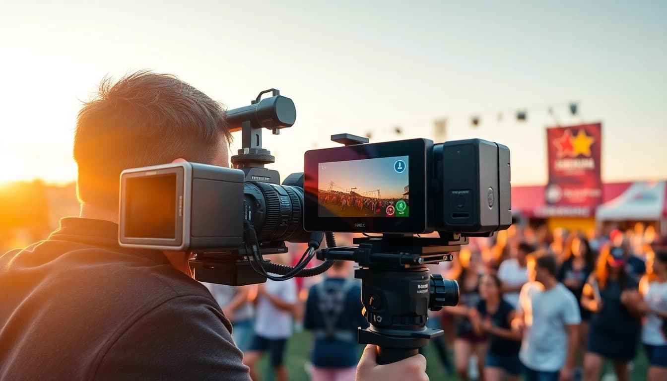 Engaging scene filmed by an edmonton videographer, showcasing an event's vibrant atmosphere.