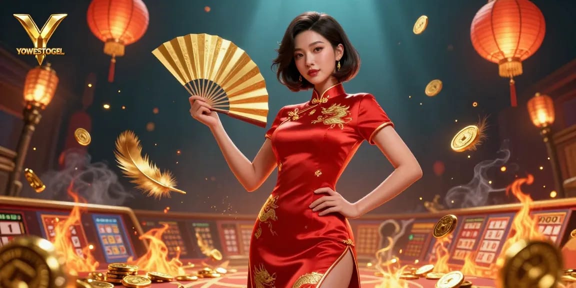 Engage with YOWESTOGEL for an immersive lottery experience amid vibrant elements.