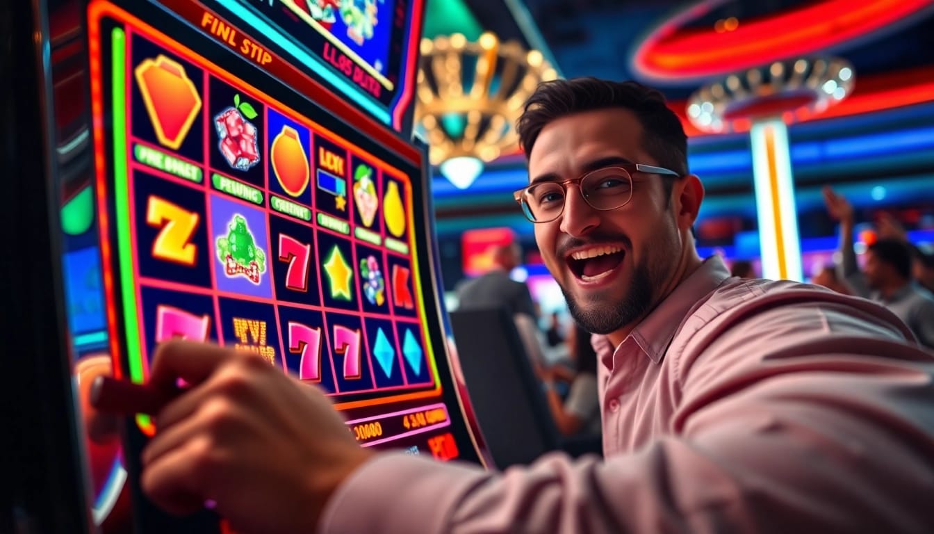 Slot deposit 1000 menarik perhatian pemain di mesin slot yang penuh warna.