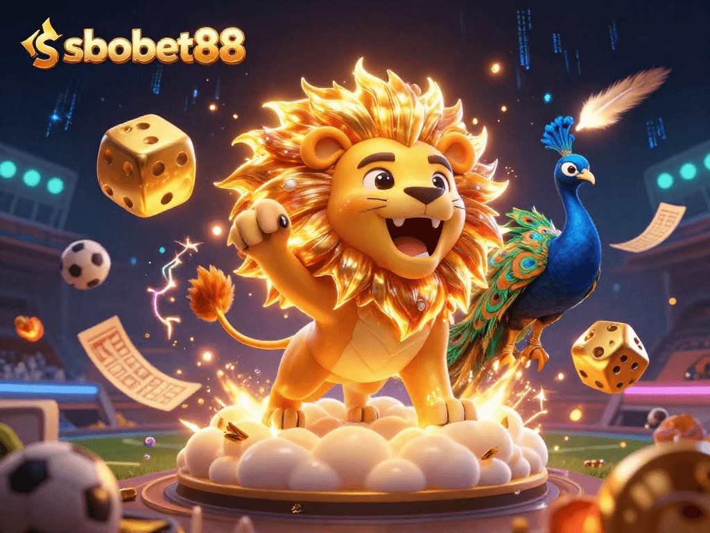 Experience sbobet88 sports betting with exciting game elements in a vibrant winning scene.