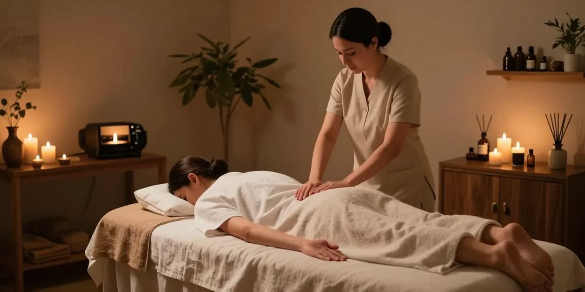 Swedish massage therapy at https://www.makangs.com/ in a tranquil spa setting with calming ambiance.