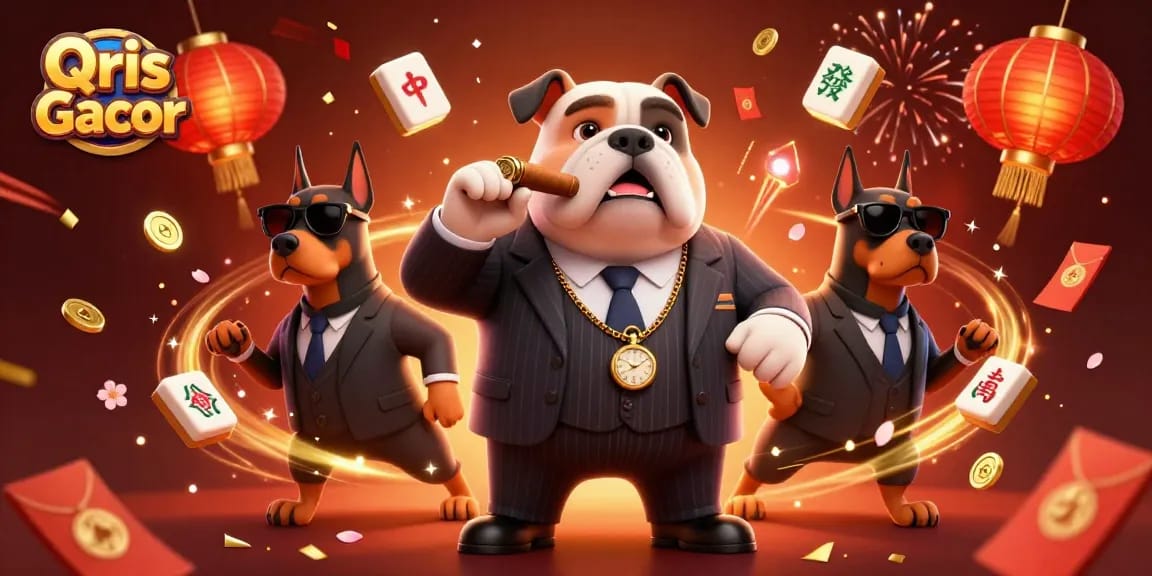 Experience thrill and excitement with Qris Gacor in this vivid 3D casino scene, featuring engaging game elements.