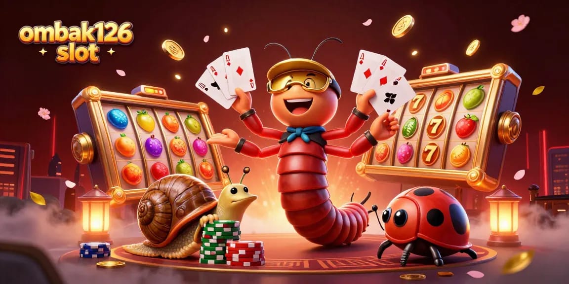 Experience the excitement of ombak126 slot with captivating characters and vibrant casino elements.