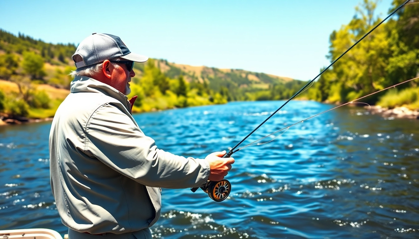 Learn fly fishing lessons near me with an expert instructor by the river.