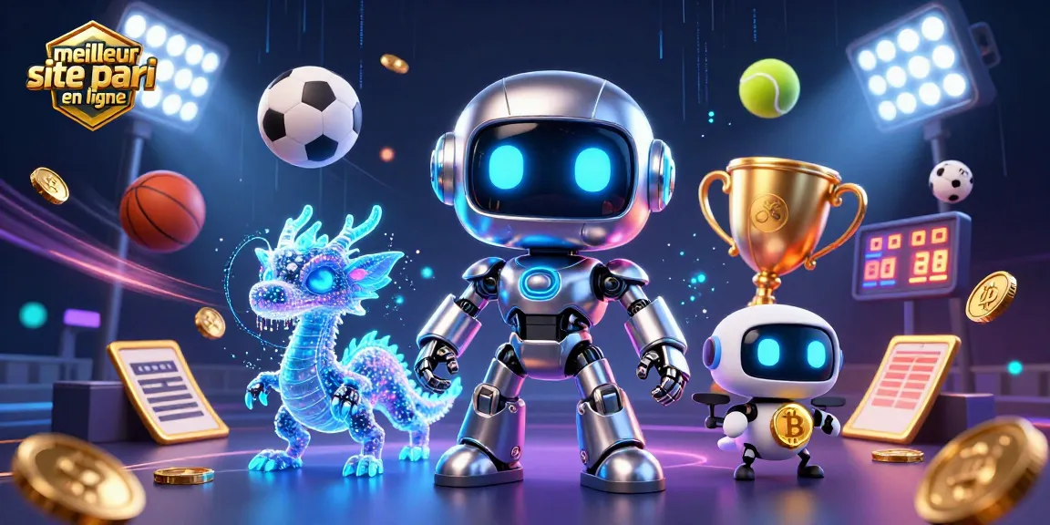 Vivez l'excitation du meilleur site pari en ligne avec cette illustration riche en éléments de jeu.