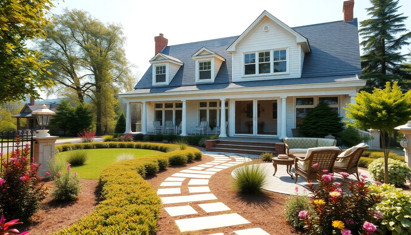 Transformative Historic Home Addition blending modern style with traditional architecture in a vibrant garden.