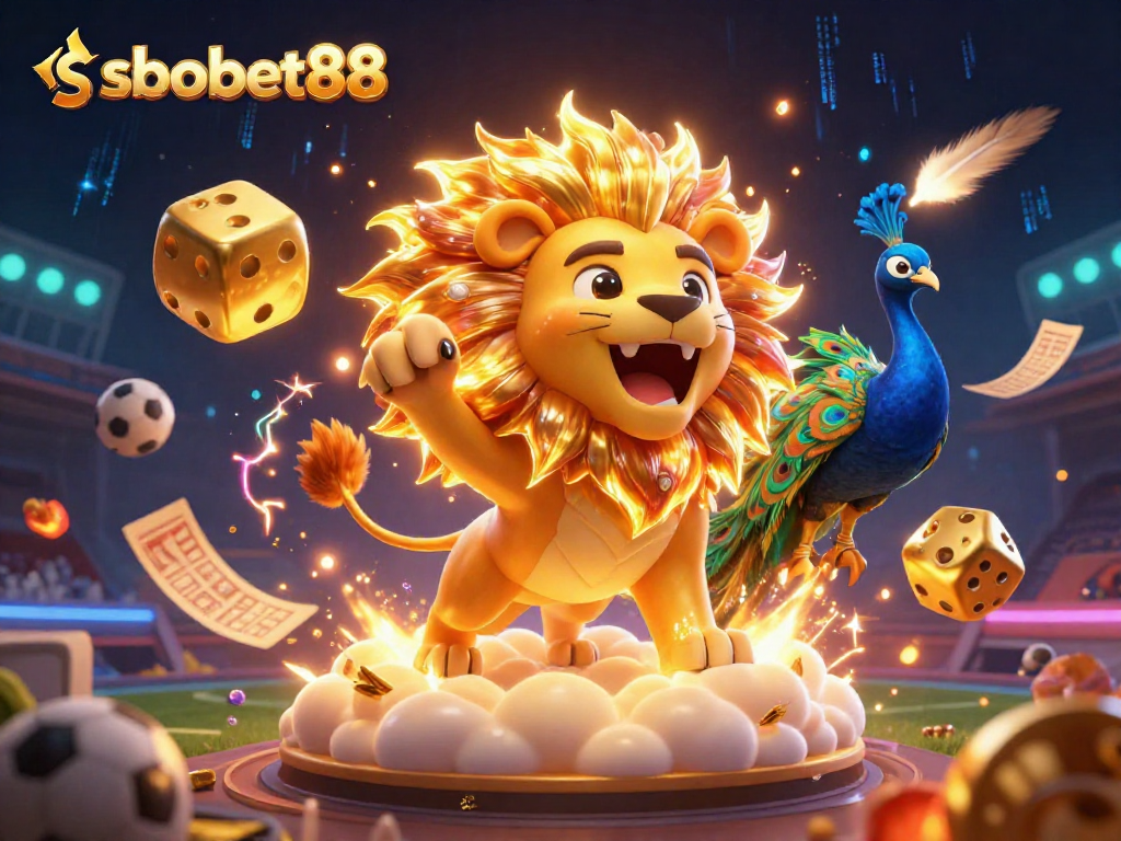 Experience sbobet88 sports betting with exciting game elements in a vibrant winning scene.