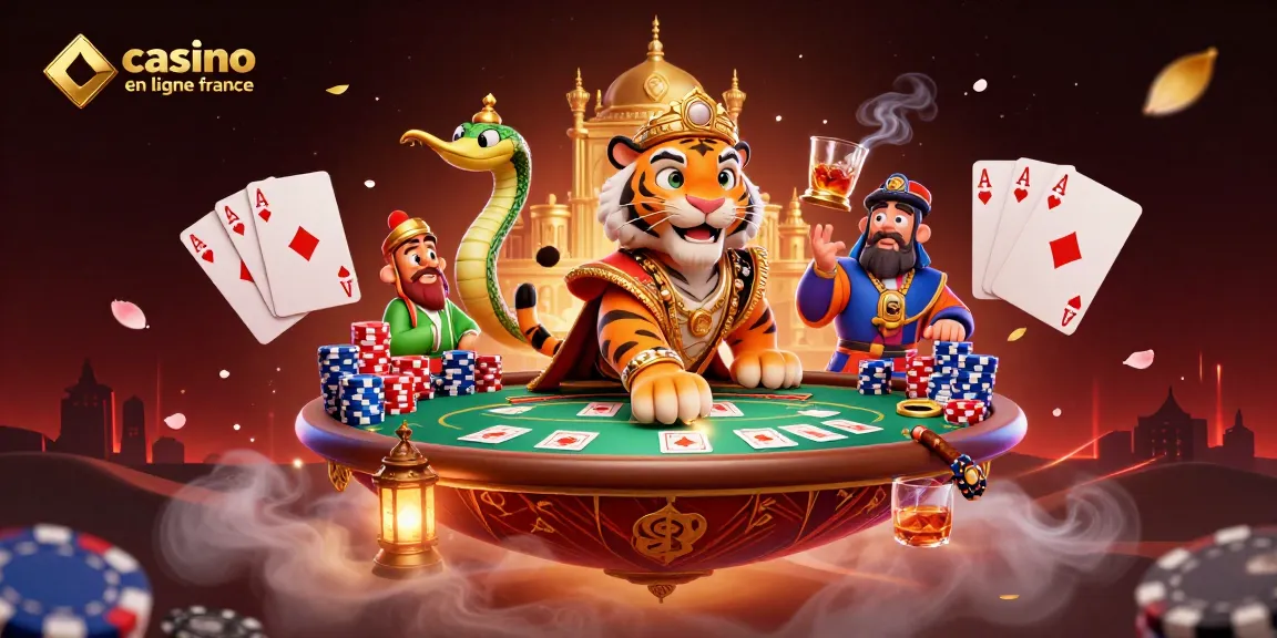 Jouez avec style dans le casino en ligne France avec des jetons et des cartes de poker.