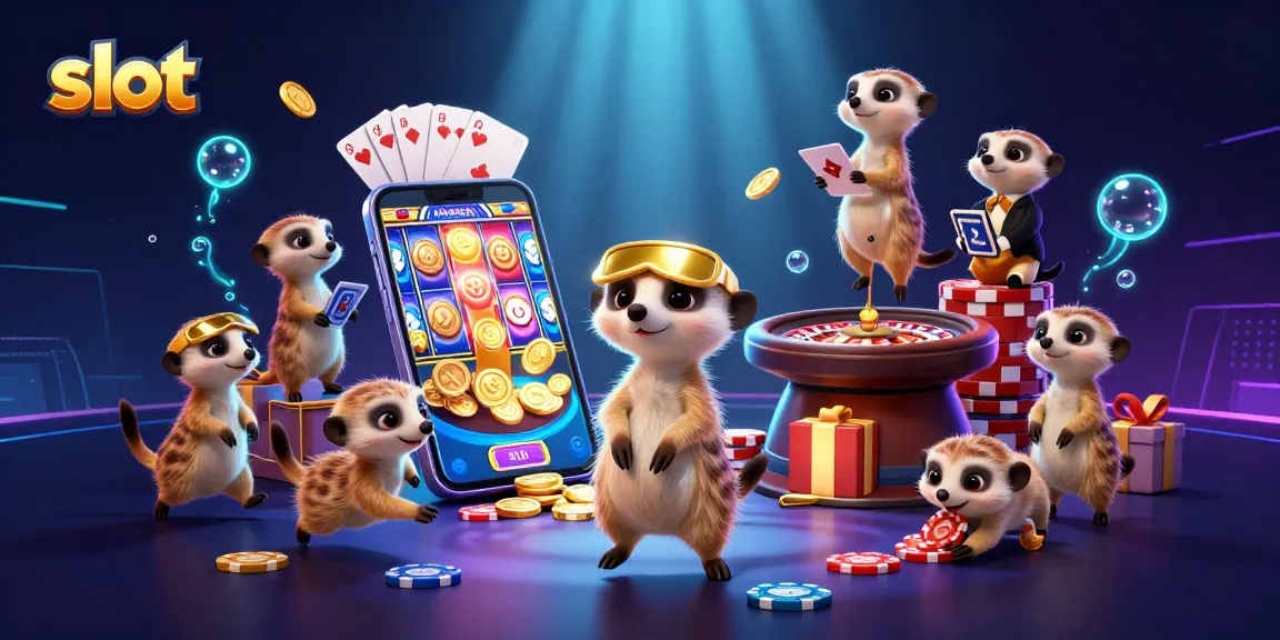 Engage with thrilling slot games at an elaborate casino managed by a colony of animated meerkats.