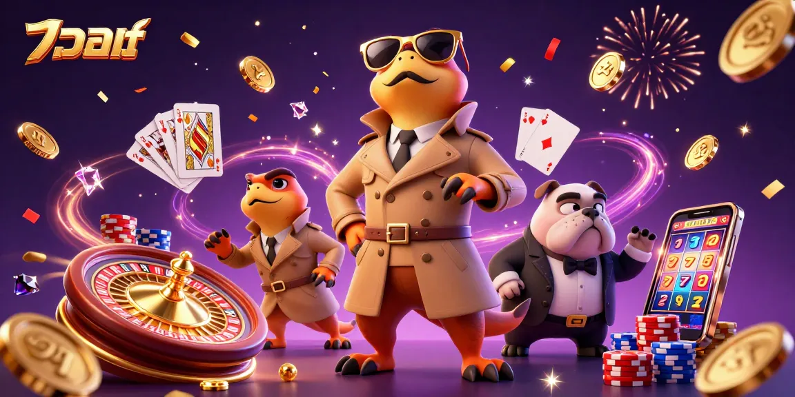 Engage in thrilling แทงบอล experiences with a fun scene of raptors in disguise at a casino.