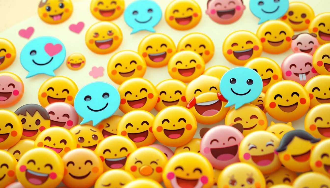 Engaging composition of tiktok emojis showcases their unique expressions and playful nature.