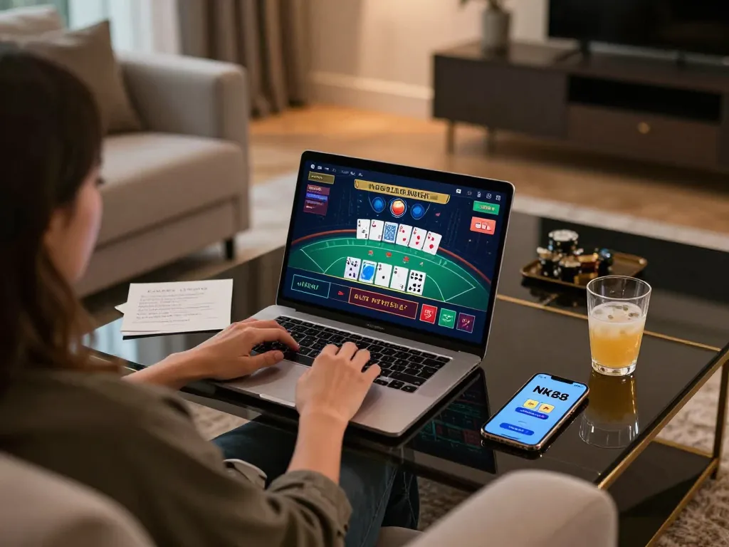 Engage with the exciting NK88 link for online blackjack gameplay from the comfort of home.