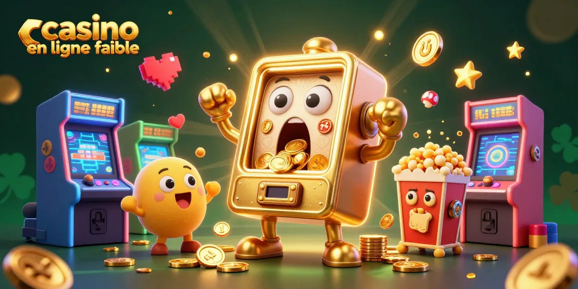 Le casino en ligne fiable propose une machine à sous animée célébrant un jackpot avec des symboles dorés et des machines bébé autour.