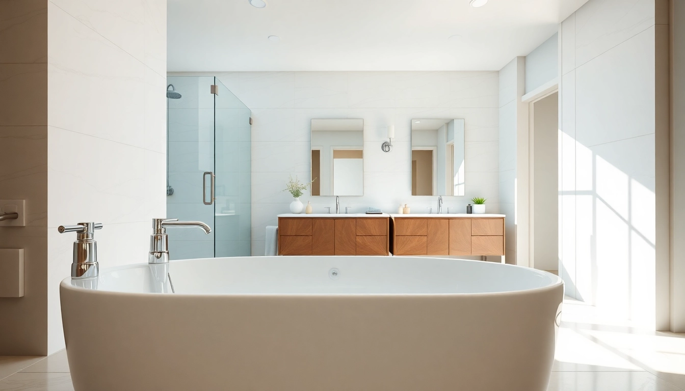 Explore beautiful bathroom renovations near me with stylish fixtures and modern design elements.