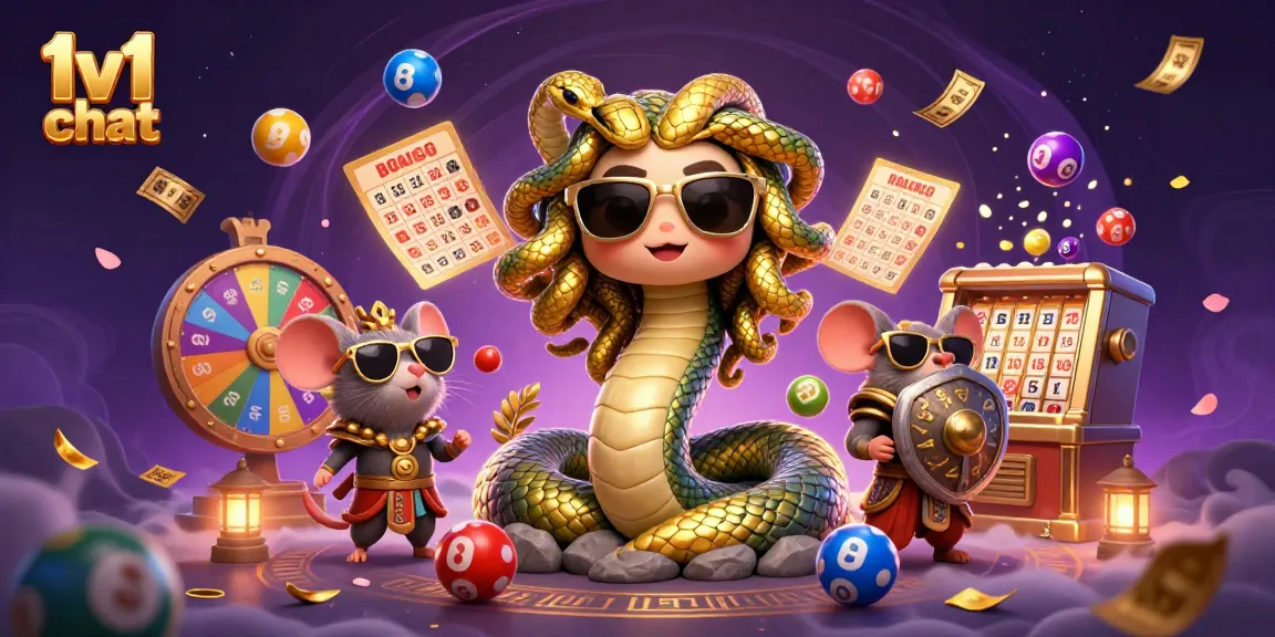 Engage in a lively 1v1 chat scene with animated characters and casino elements illustrating vibrant interactions.