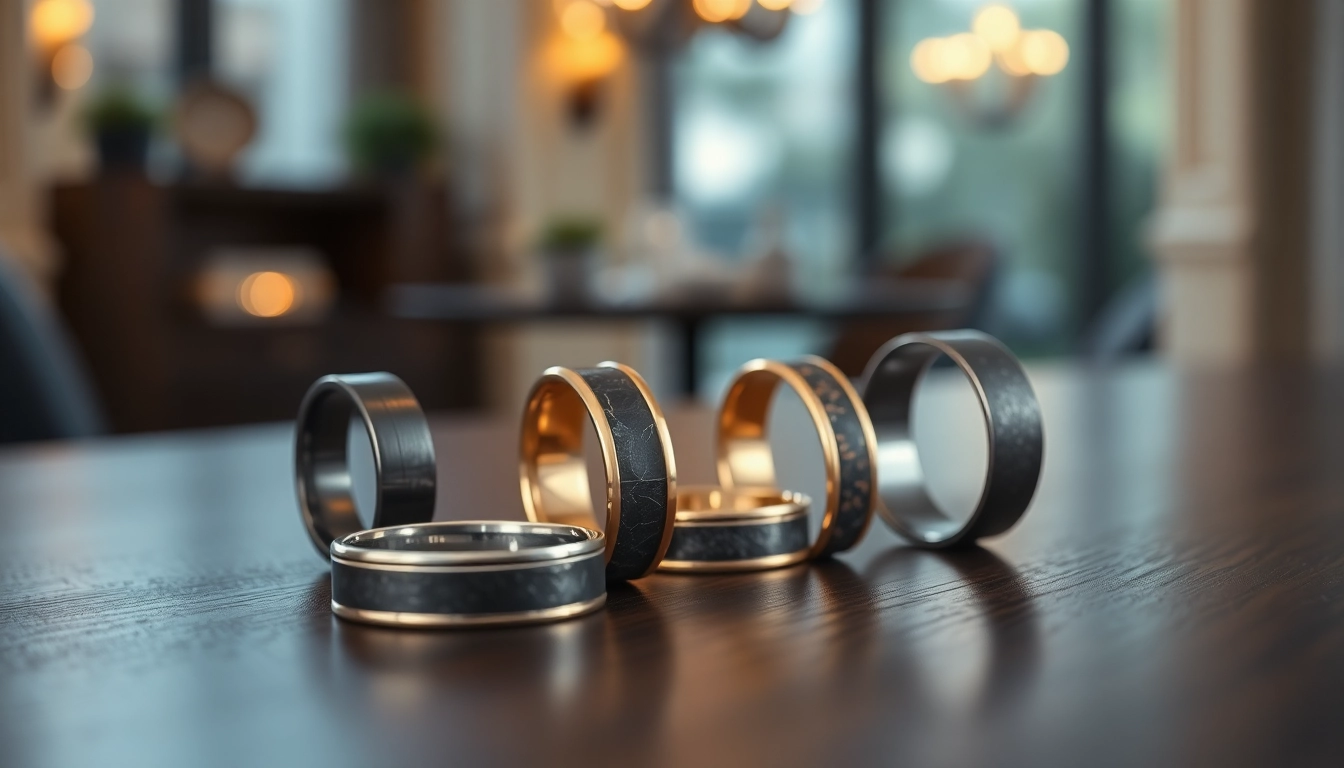 Distinctive Choices: Unique Wedding Bands for Men That Stand Out