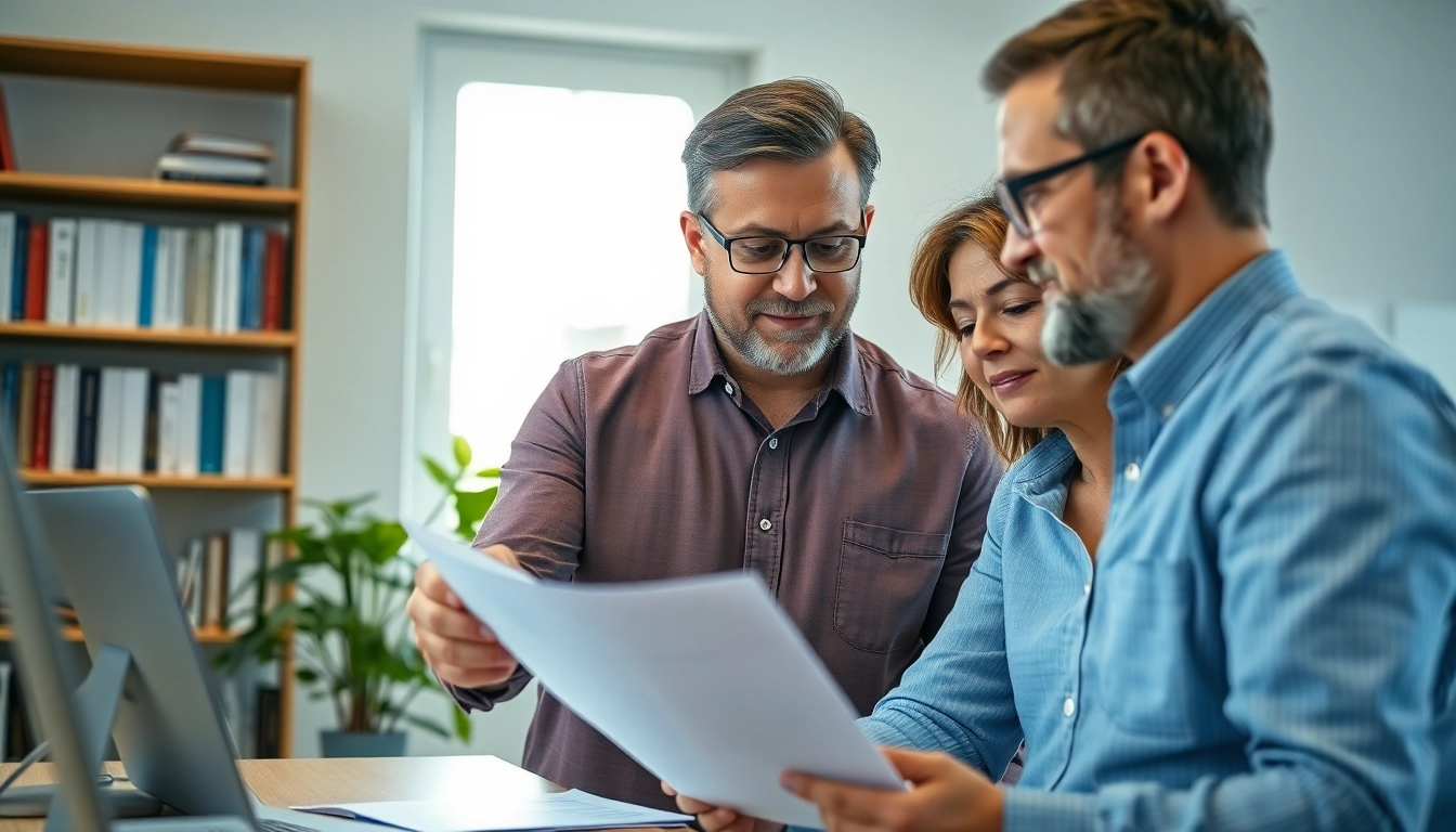 Find a qualified Public Adjuster Near Me assisting a homeowner with insurance claims.