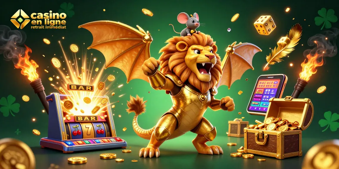 Casino en ligne retrait immédiat avec un jeu de lumière spectaculaire et des gains rapides.