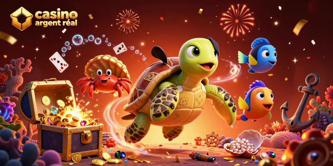 Gagnez avec le casino en ligne argent réel en jouant avec des personnages colorés et des trésors sous-marins.