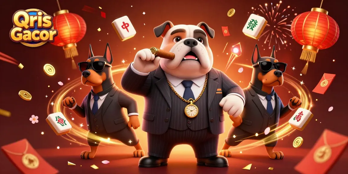 Experience thrill and excitement with Qris Gacor in this vivid 3D casino scene, featuring engaging game elements.