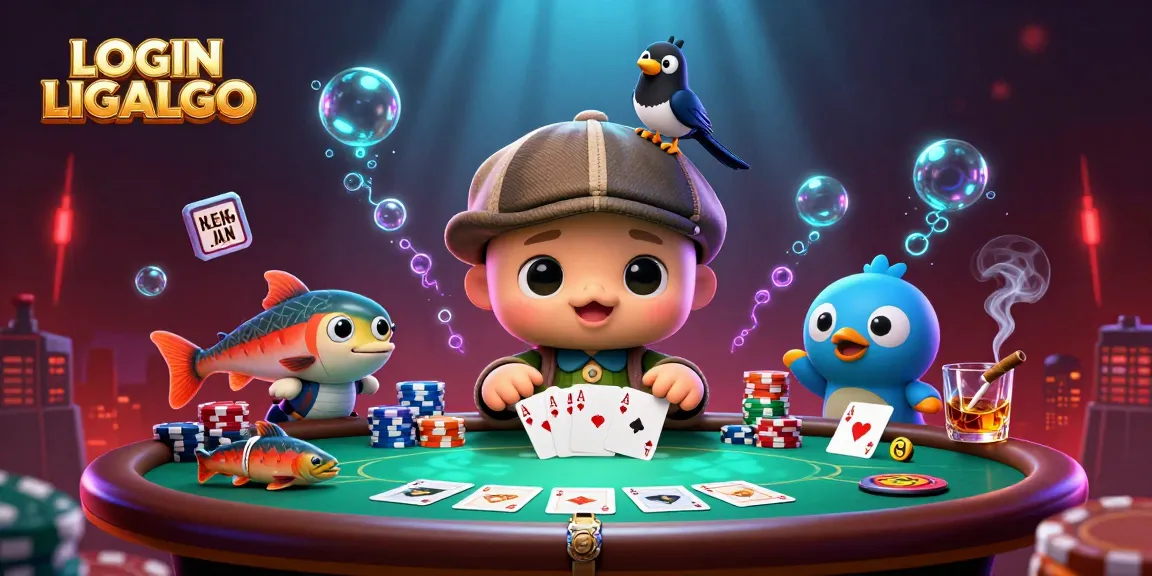 Experience the fun of LOGIN LIGALGO while uncovering playful gaming adventures with vibrant characters.