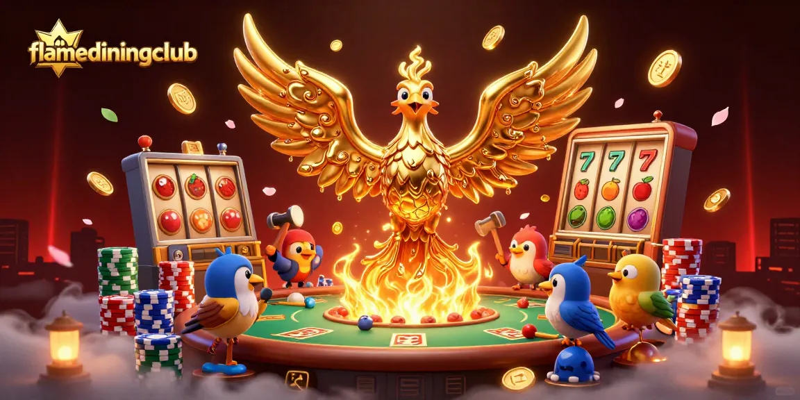 Experience the excitement at flamediningclub with captivating slots and vibrant casino elements.