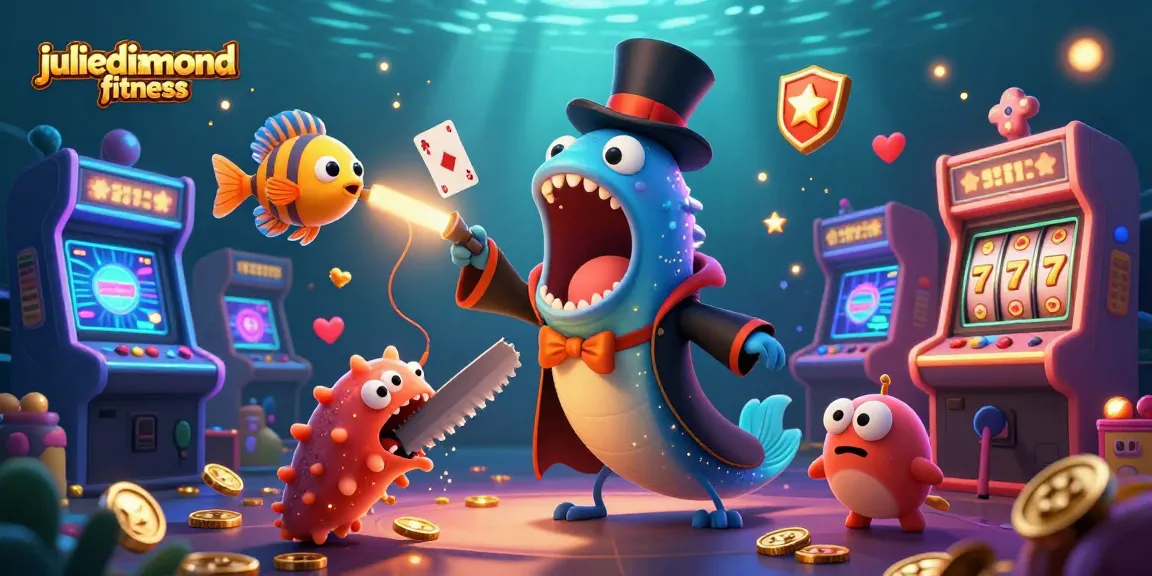 Engage with juliediamondfitness and experience thrilling slot magic in an immersive underwater casino.