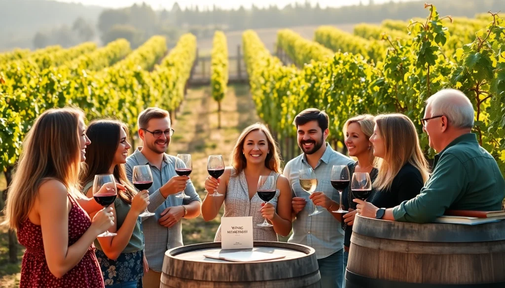 Join the Winery Membership to enjoy exclusive events amid beautiful vineyards.
