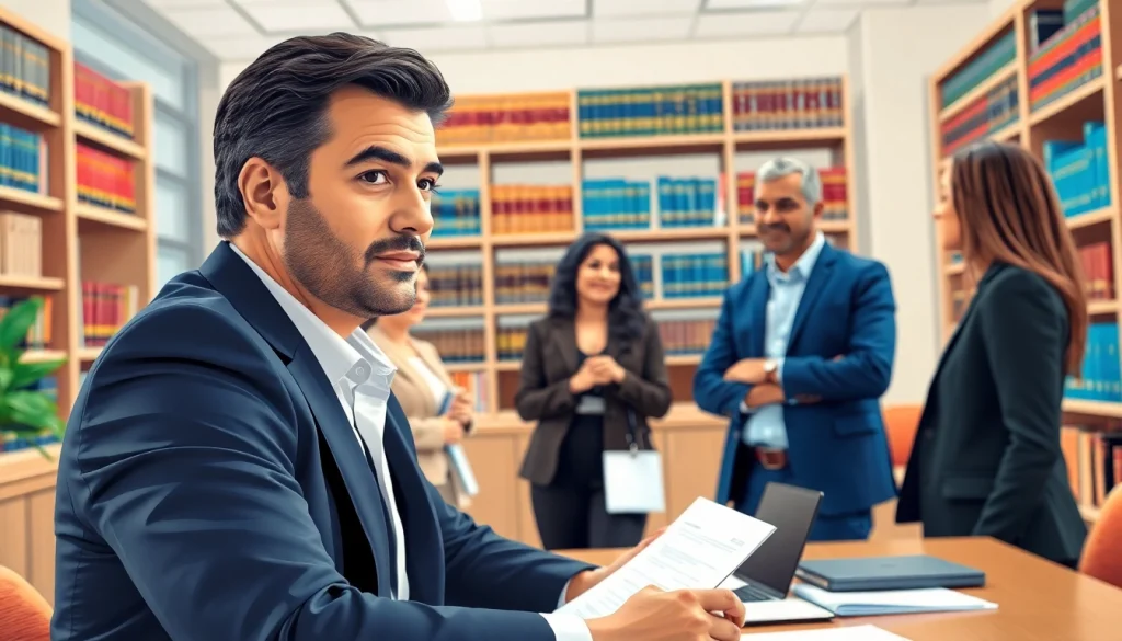 Jacksonville Immigration Lawyer providing legal guidance in a welcoming office environment.