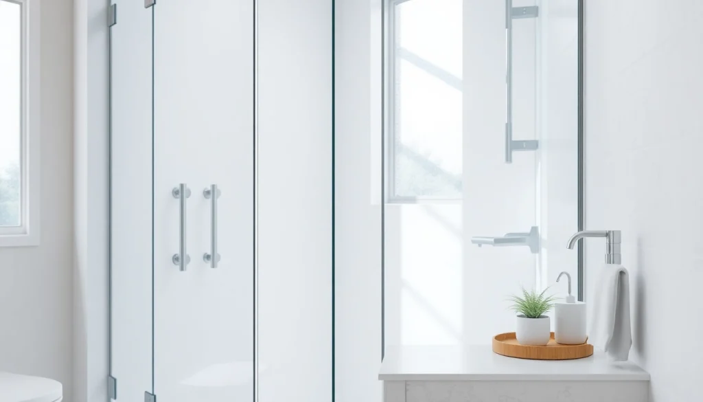 Enhance your space with sunney shower doors featuring sleek glass and stylish hardware.