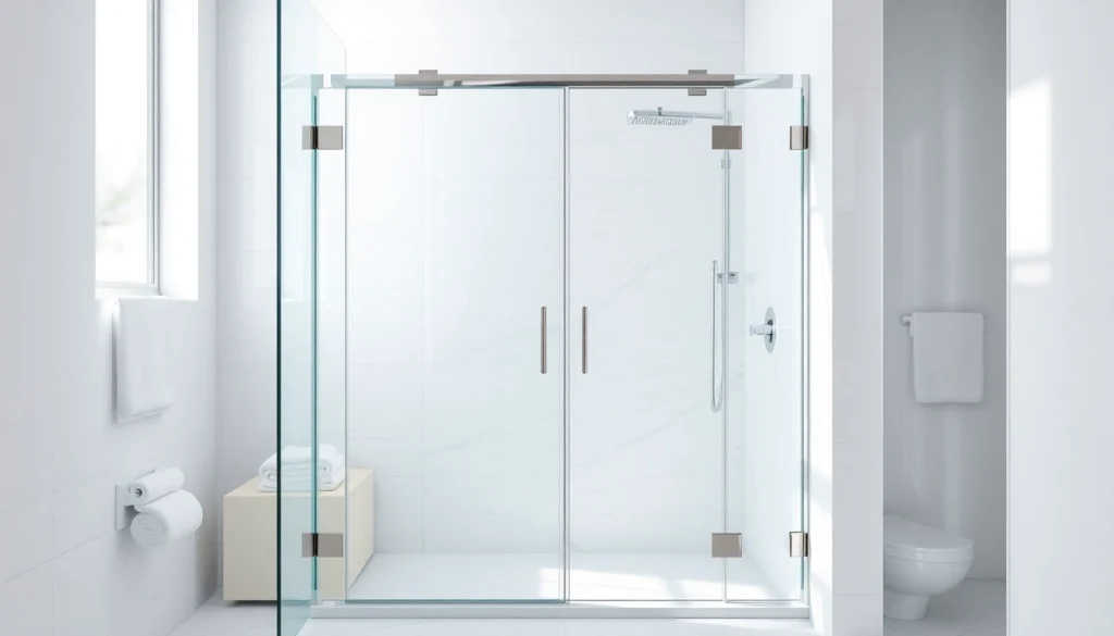 Stylish shower doors uk enhance a modern bathroom with clear glass and chrome accents.