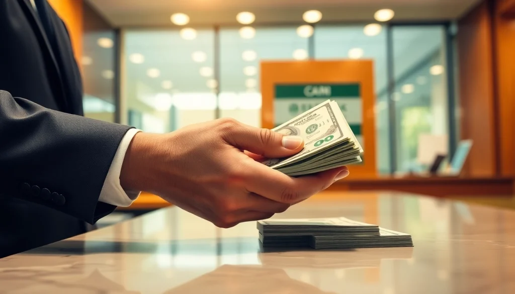 Memastikan keamanan saat melakukan deposit 1k di bank dengan mengelola uang tunai.